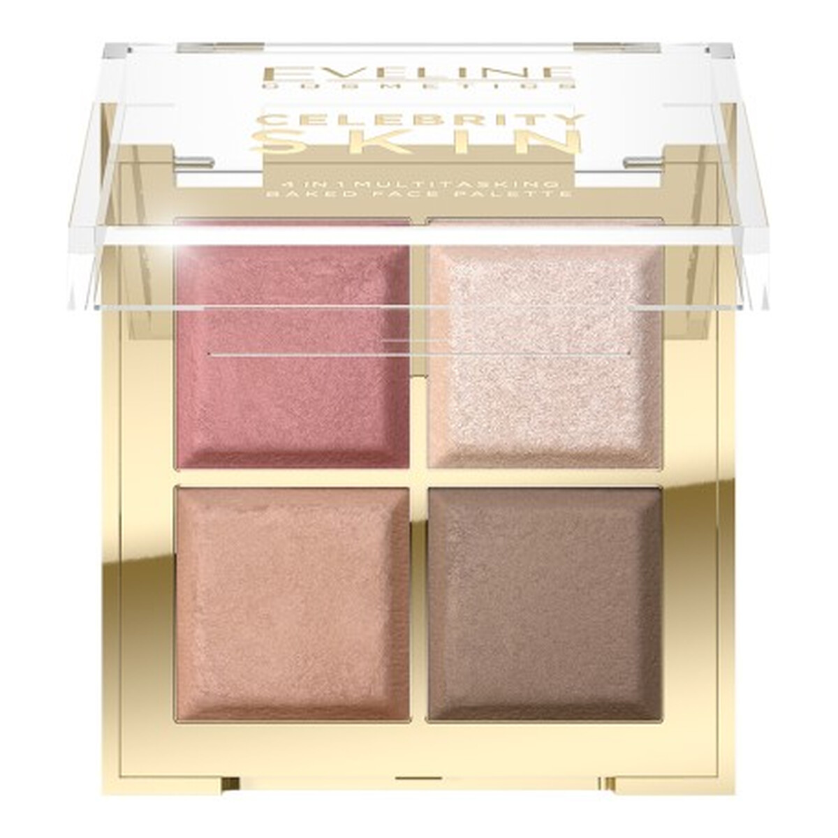 Eveline Celebrity Wypiekana paleta wielofunkcyjna do konturowania 4w1