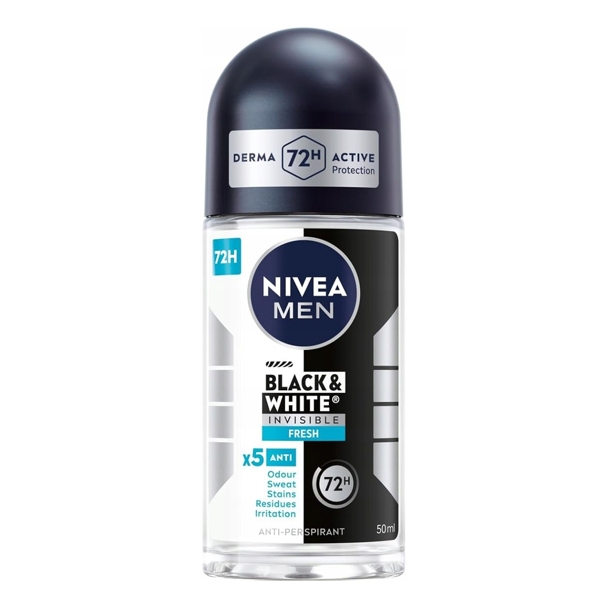 Nivea Black & White Invisible Fresh Dezodorant Roll On 50ml
