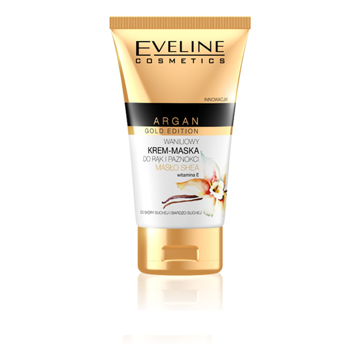 Eveline Argan Gold Edition Waniliowy Krem-Maska do Rąk i Paznokci 50ml