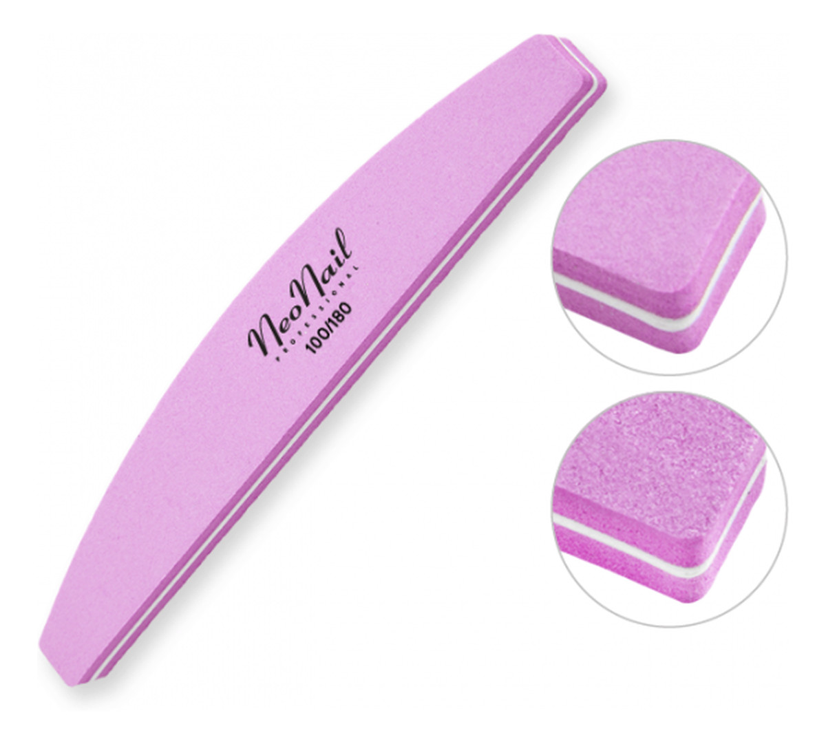 Polerka łódka 100/180 Różowa