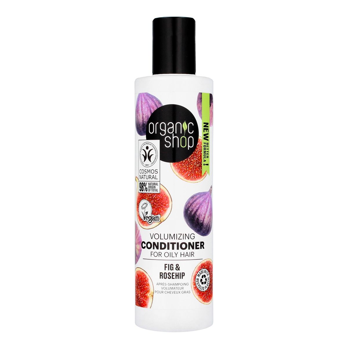 Organic Shop Odżywka do włosów przetłuszczających się Zwiększająca objętość Figa & Dzika róża 280ml