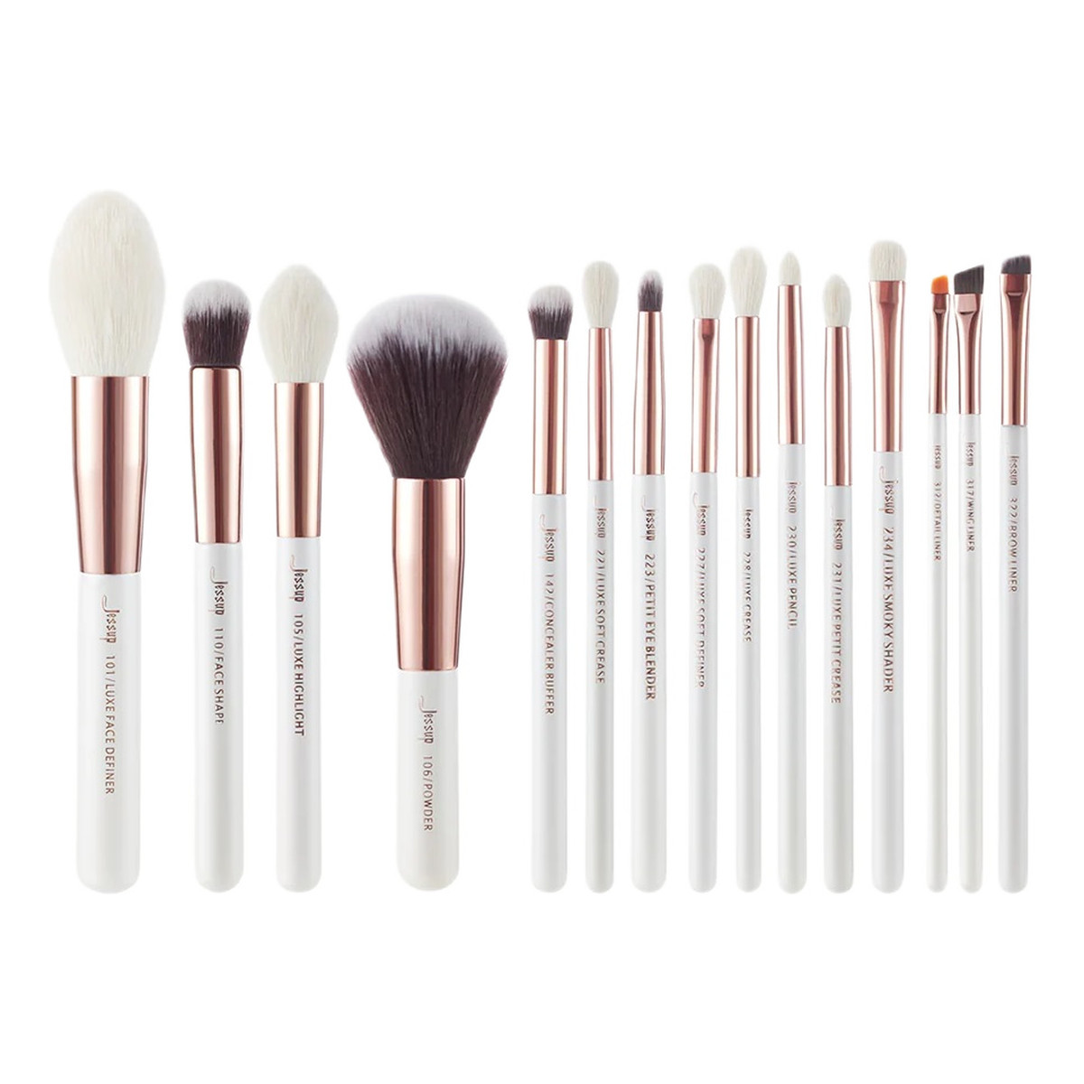 JESSUP Individual Makeup Brush Zestaw pędzli do makijażu t222 15szt.