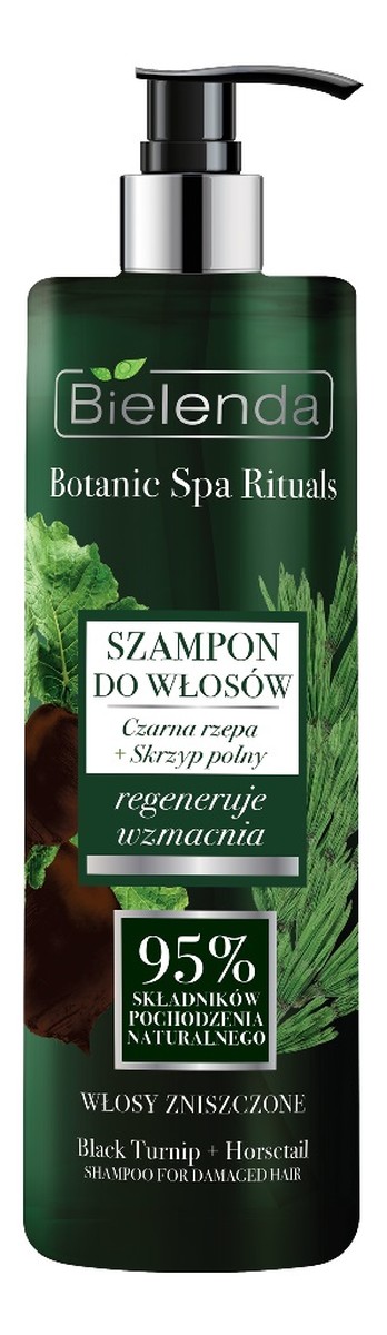 Botanic spa rituals szampon do włosów zniszczonych czarna rzepa + skrzyp polny