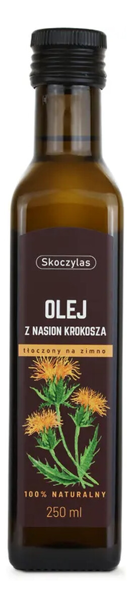 Olej z nasion krokosza barwierskiego baza dodatek do sałat