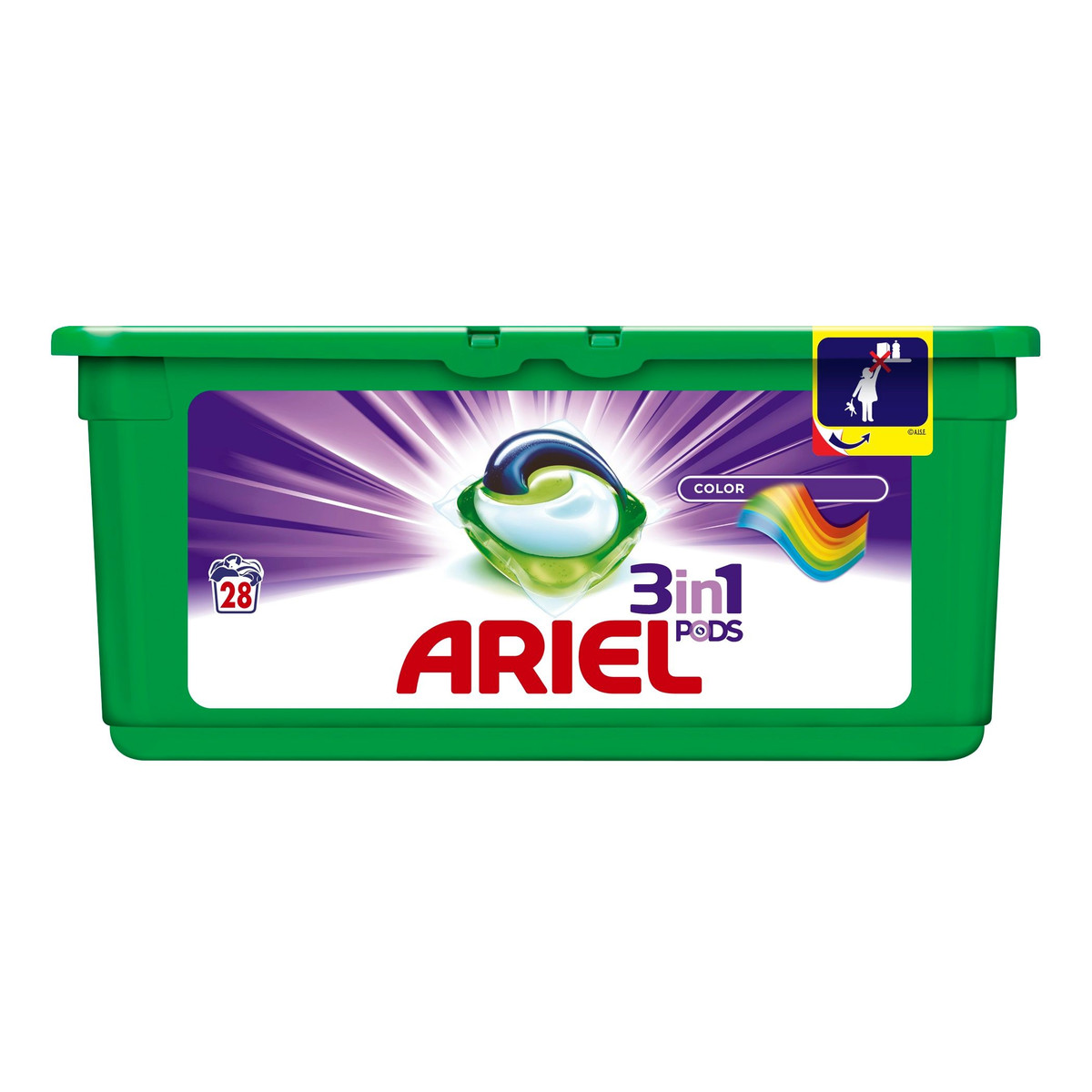 Ariel 3in1 Color Kapsułki do prania 28 prań