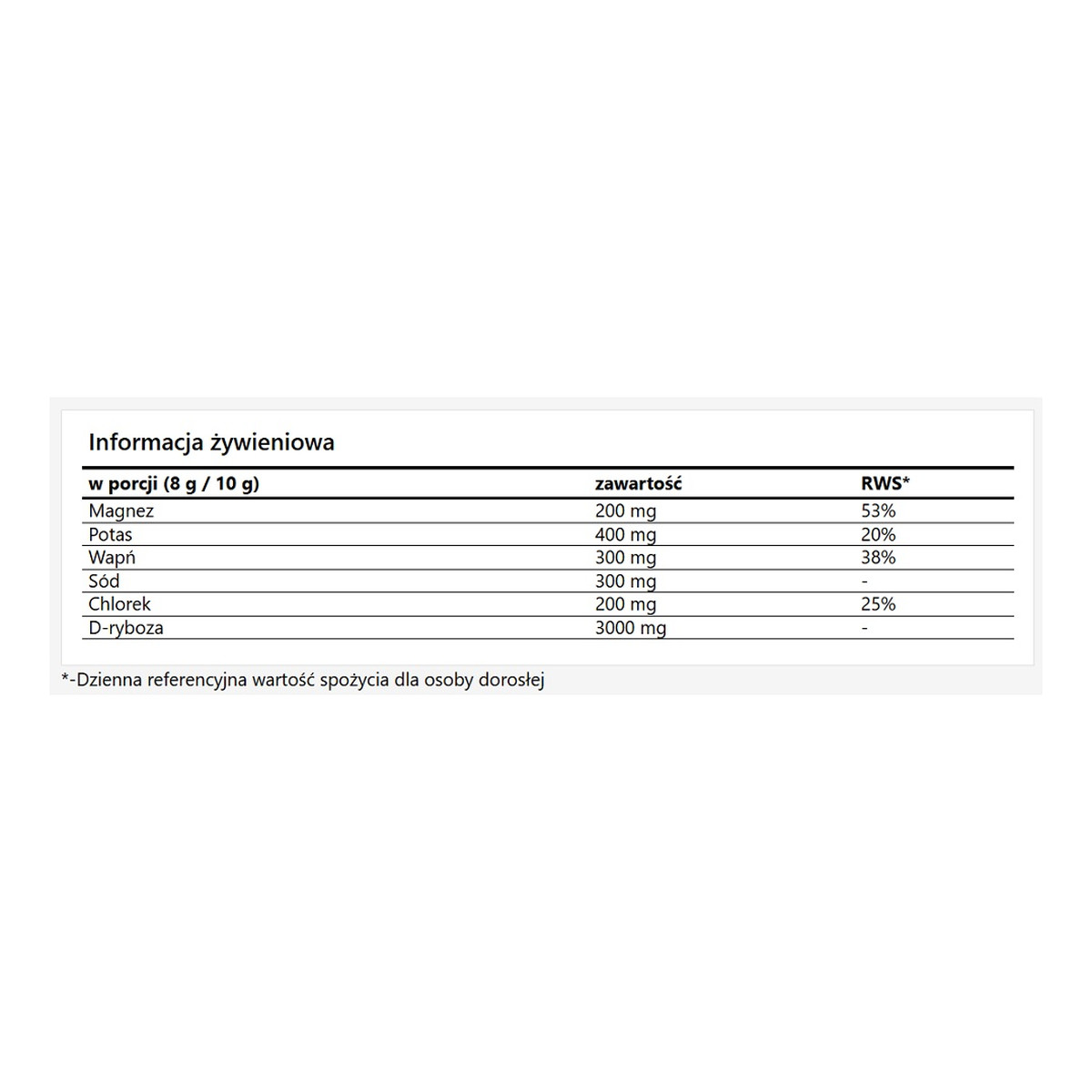 Ownwai Elektrolity naturalne suplement diety w proszku 240g