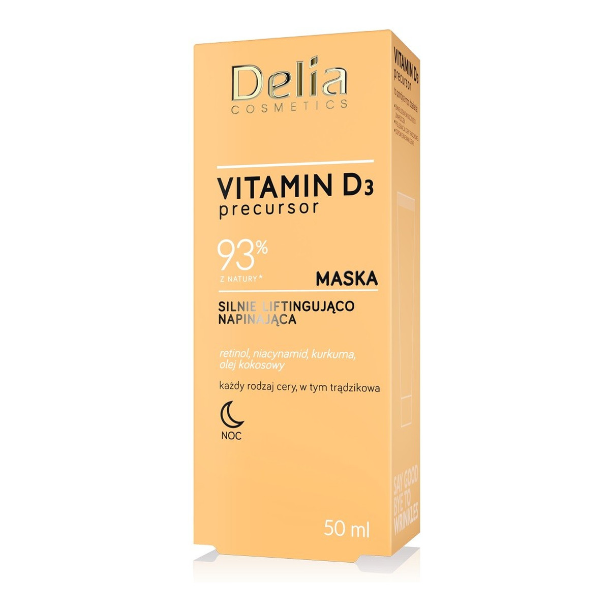 Delia Vitamin D3 Precursor Silnie Liftingująca Maska napinająca na noc 50ml