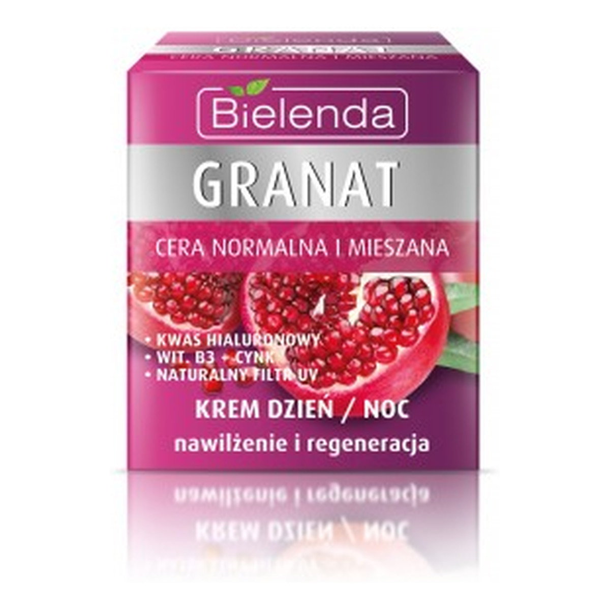 Bielenda Granat Krem Nawilżająco Regenerujący Na Dzień i Na Noc 50ml