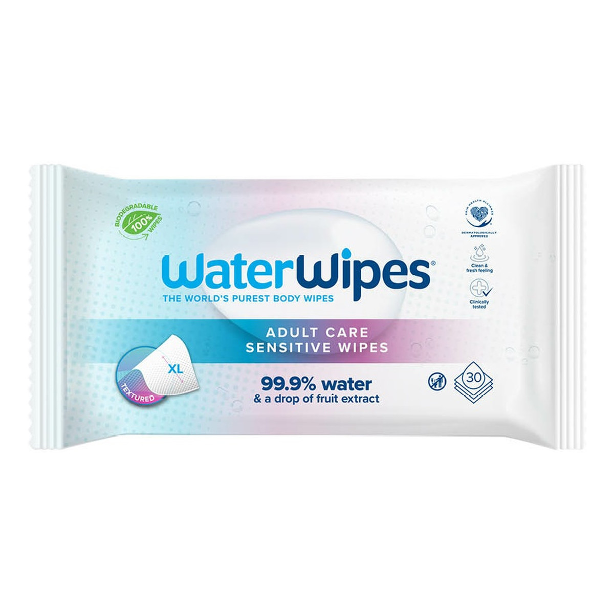WaterWipes Bio adult care sensitive wipes chusteczki nawilżane wodne xl 30szt.