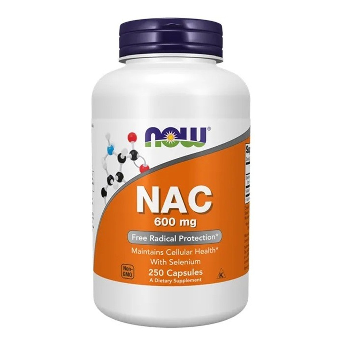 Now Foods Nac 600mg suplement diety 250 kapsułek