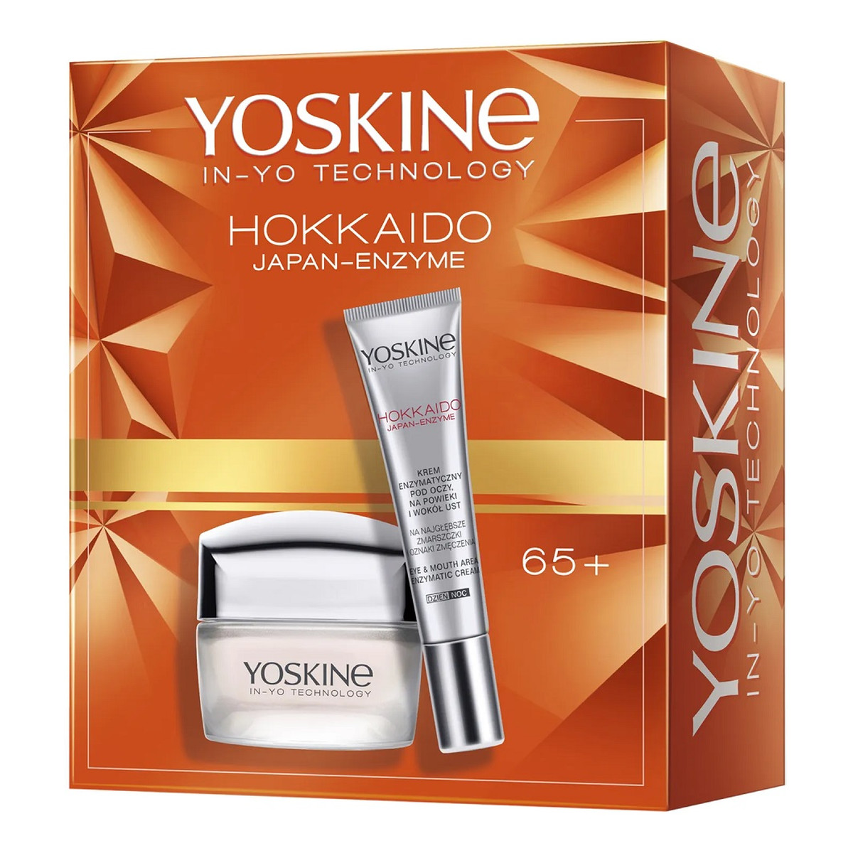 Yoskine Hokkaido Japan-Enzyme 65+ Zestaw krem do twarzy 50ml + krem pod oczy 15ml