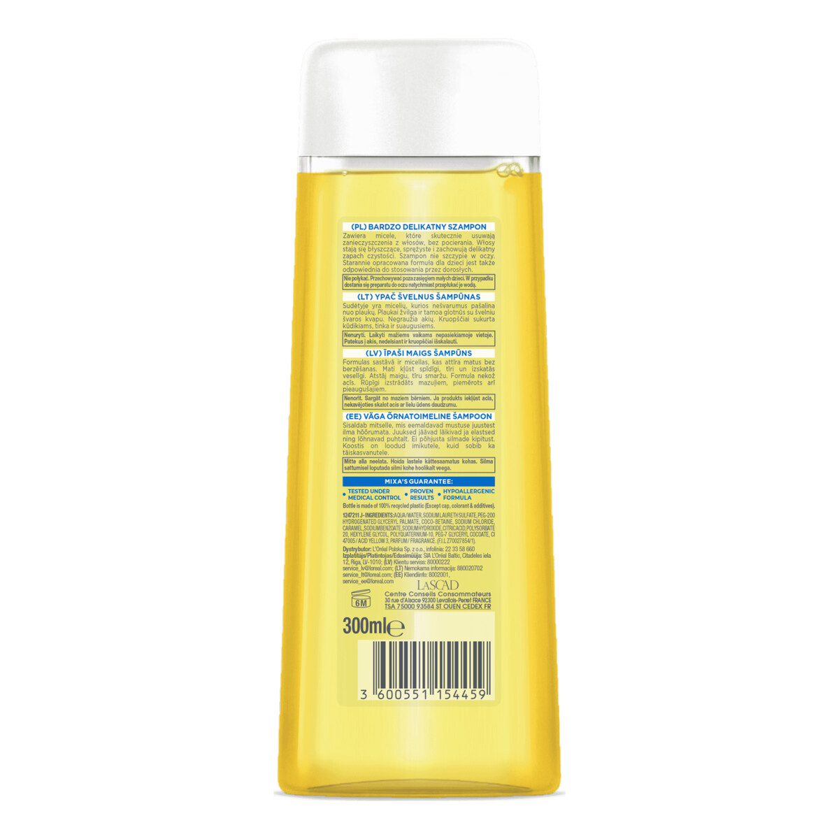 Mixa Baby Bardzo delikatny szampon 300ml