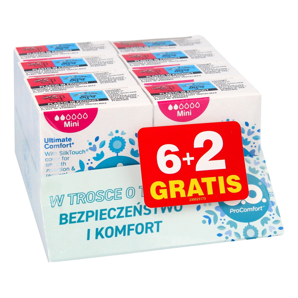 O.B. ProComfort Ultimate Mini (8) komfortowe tampony 1op.-8szt