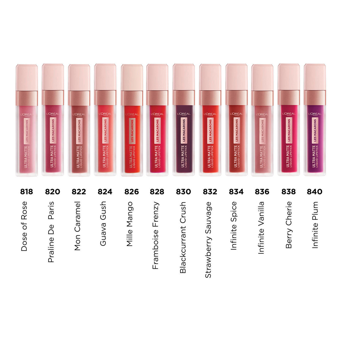 L'Oreal Paris Les Macarones Matt Lipstick ultra matowa pomadka w płynie