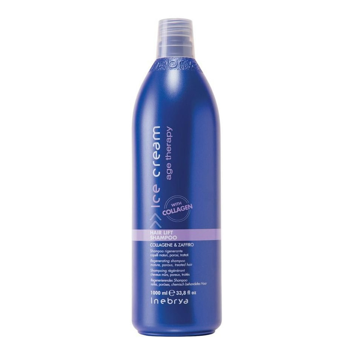 Inebrya Ice cream age therapy hair lift shampoo regenerujący szampon do włosów dojrzałych o porowatej strukturze 1000ml