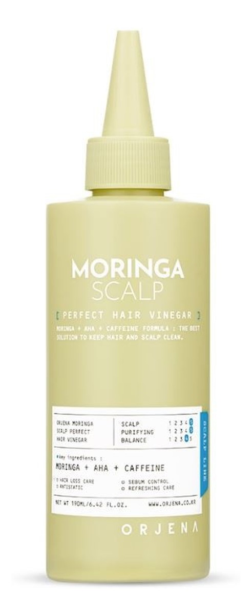 Płukanka do skóry głowy i włosów MORINGA