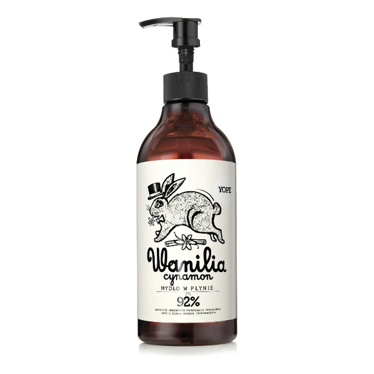 Yope Wanilia i Cynamon Mydło w Płynie Naturalne 500ml