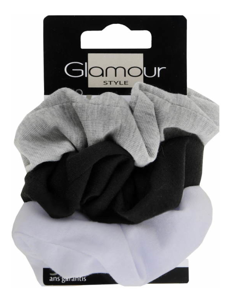 Zawijka scrunchie gumka do włosów Mix 3szt