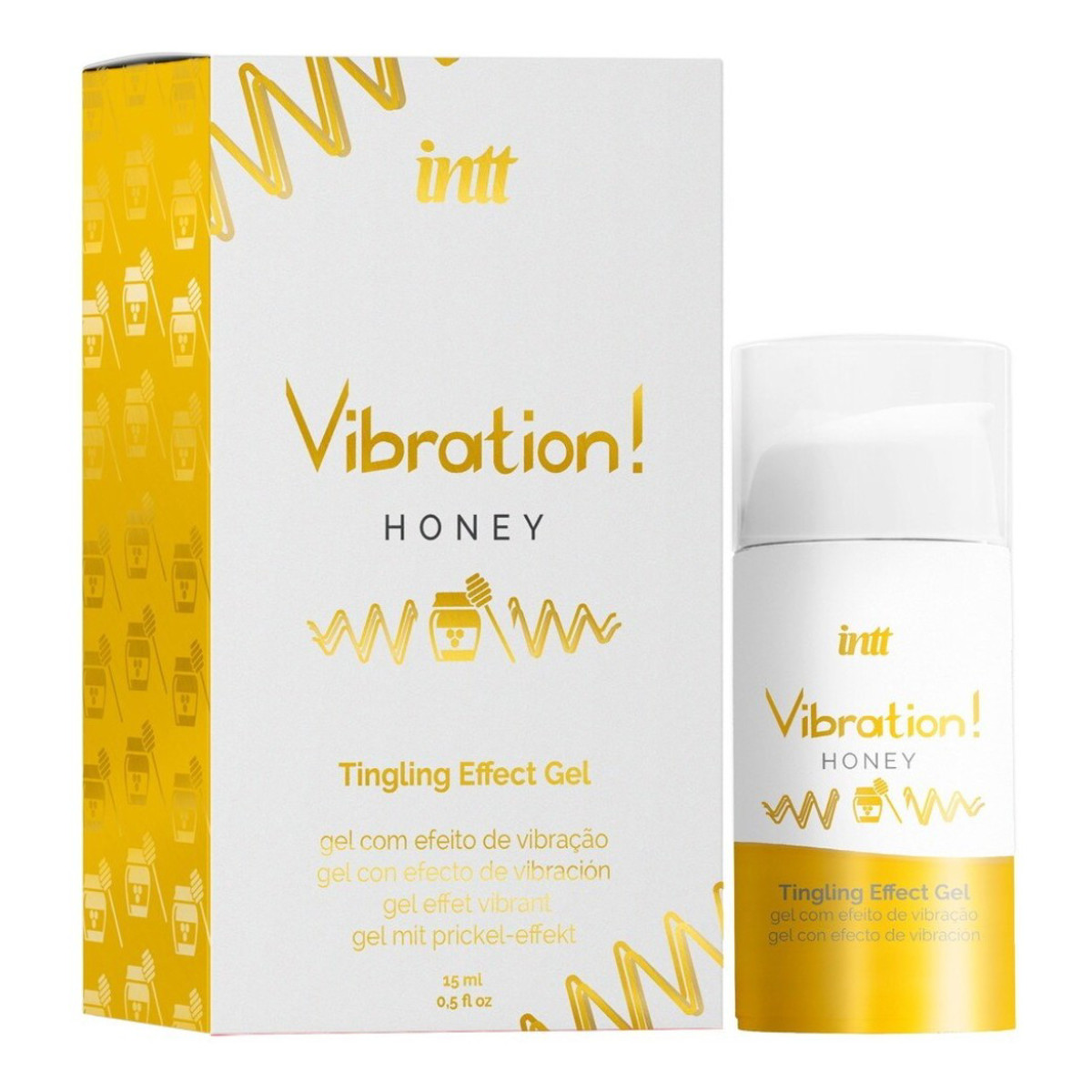 INTT Vibration! żel intymny z efektem wibracji Honey 15ml