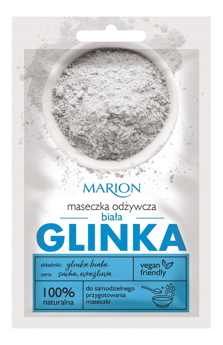 Maseczka z Białą Glinką w Proszku Odżywcza