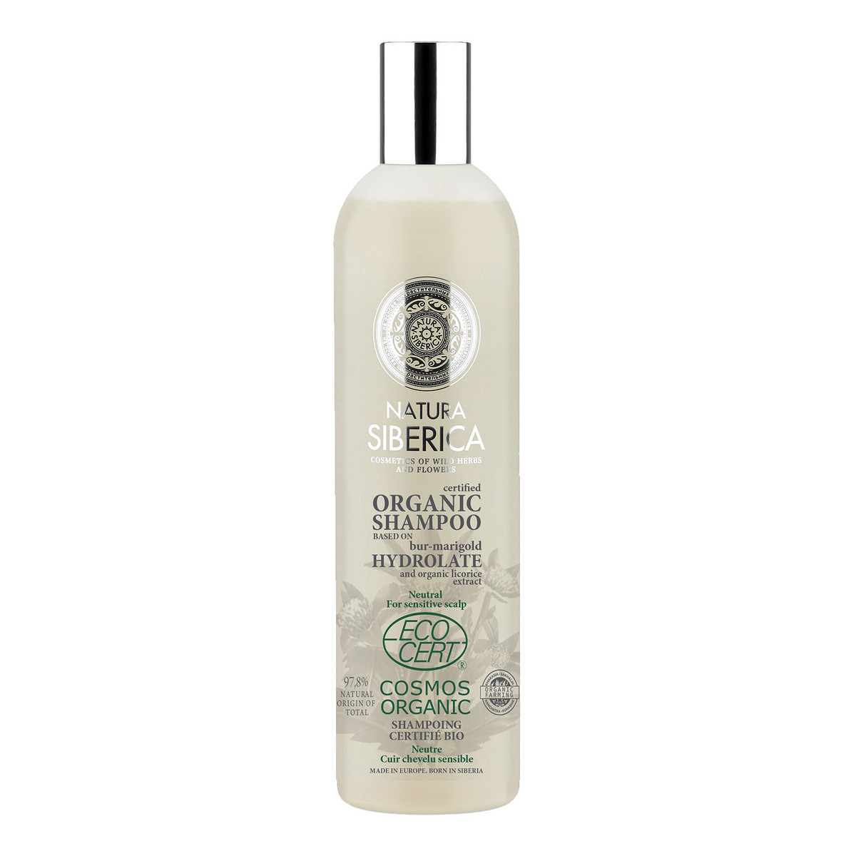 Natura Siberica Szampon Neutralny Dla Bardzo Wrażliwej Skóry Głowy 400ml