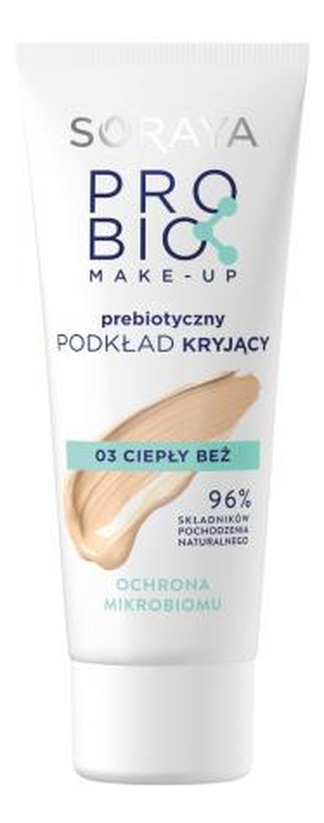 Prebiotyczny podkład kryjący