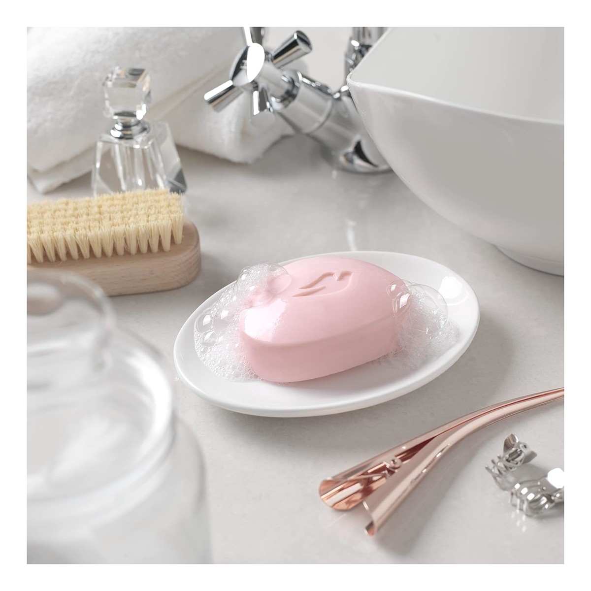 Dove Pink Kremowe mydło w kostce 135g