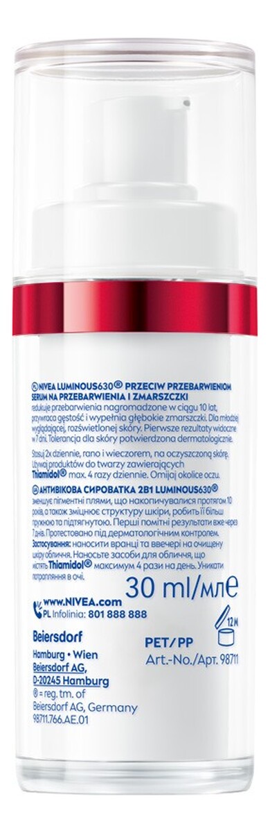 V luminous serum p/przebarwien.2w1 98711