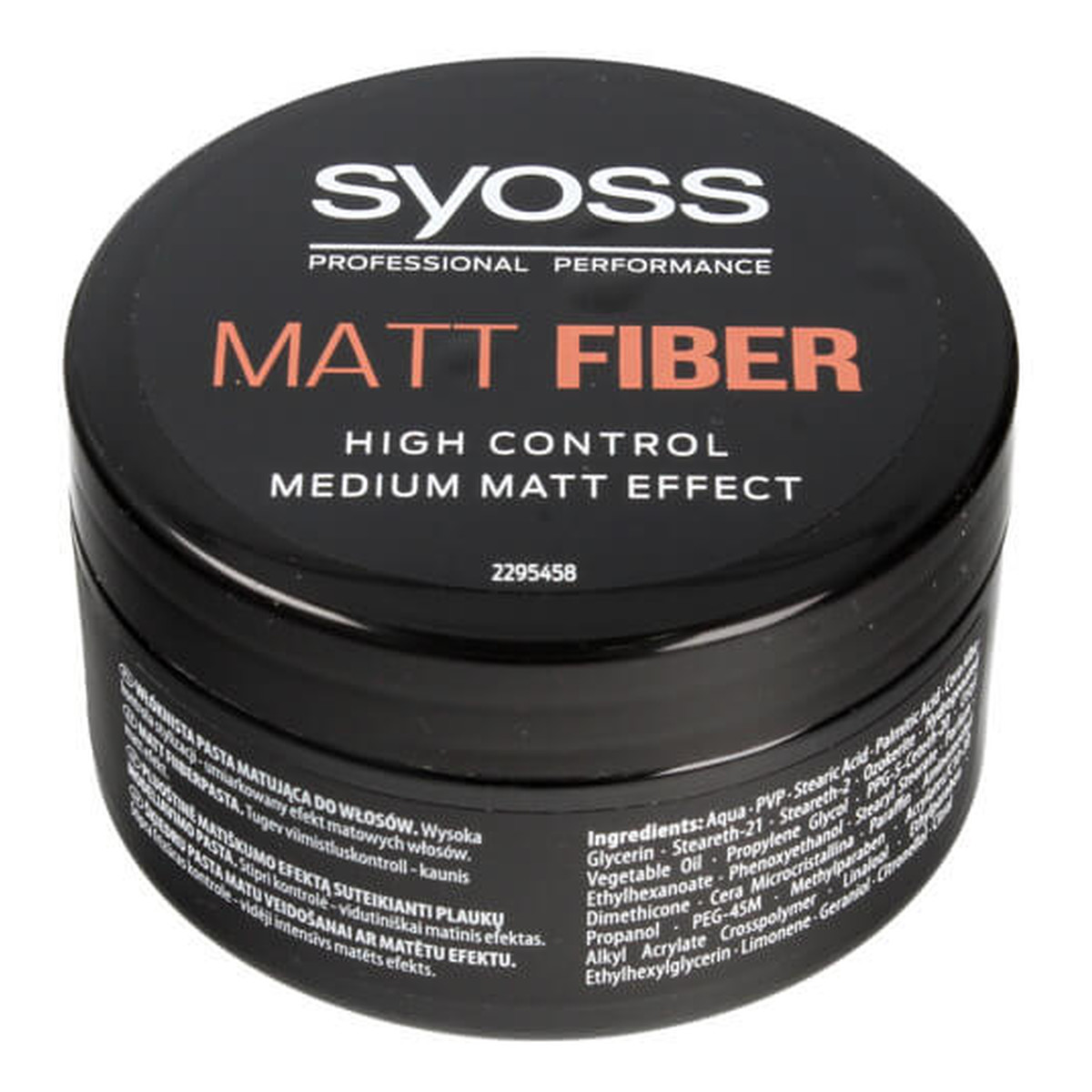 Syoss Matt Fiber Włóknista pasta matująca do włosów 100ml