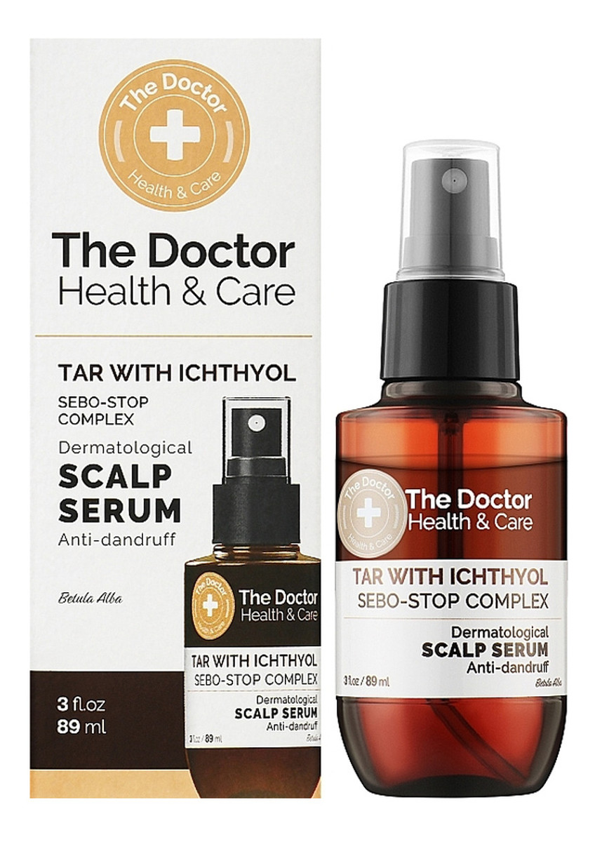 Serum do skóry głowy Dziegieć + Ichthyol + Sebo-Stop complex