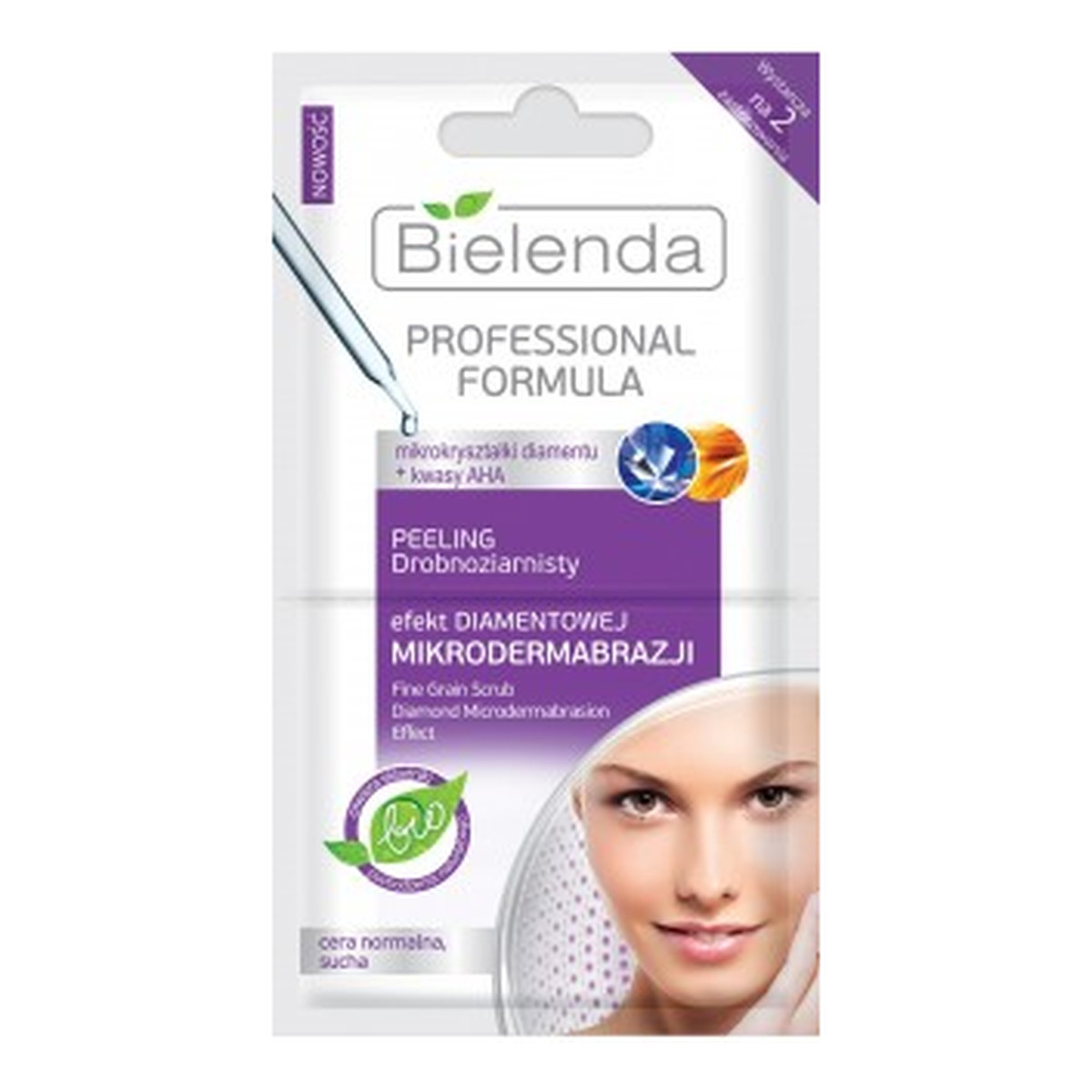 Bielenda Professional Formula Peeling Drobnoziarnisty Efekt Diamentowej Mikrodermabrazji 10g