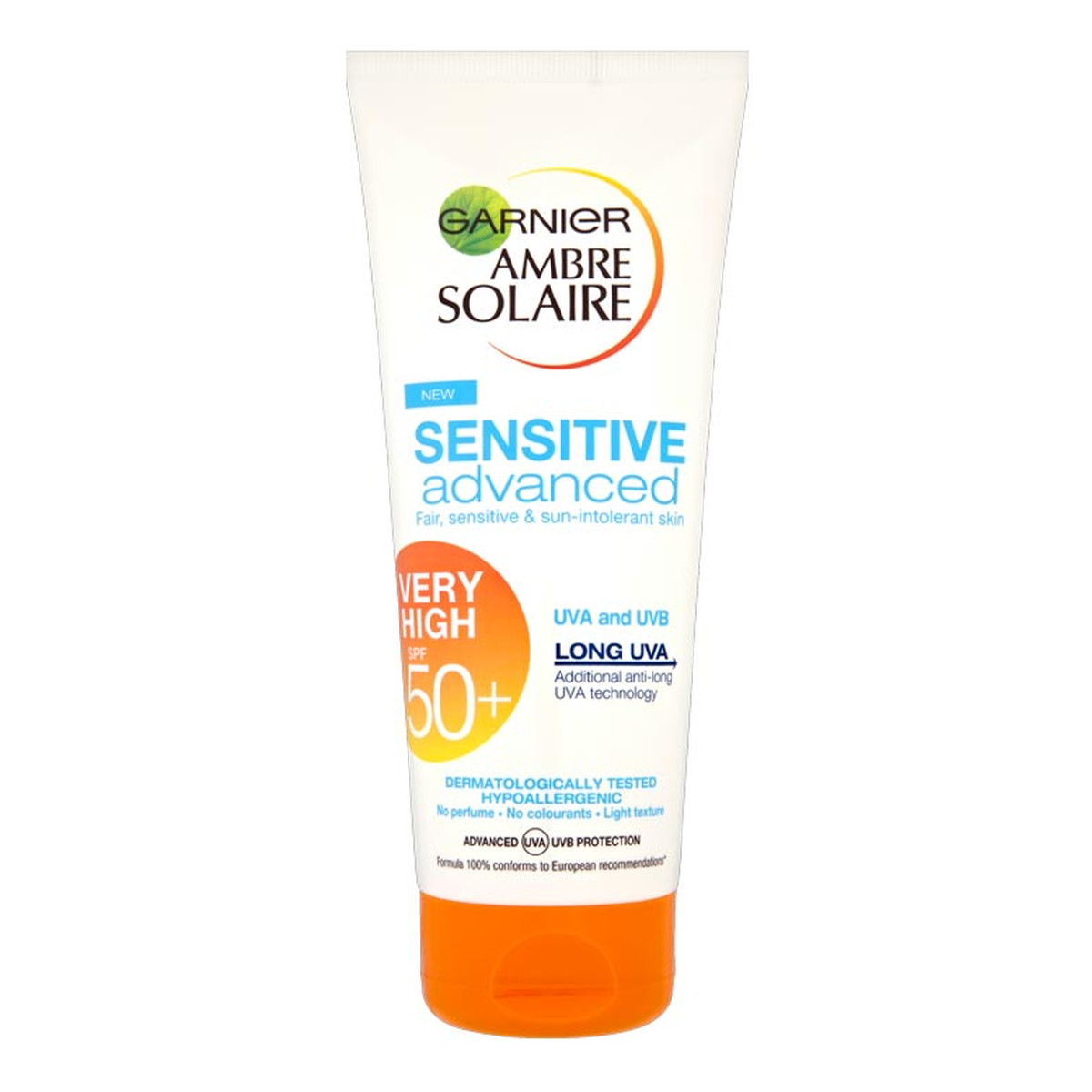 Garnier Ambre Solaire Sensitive Advanced SPF50 ochronny krem do opalania 200ml