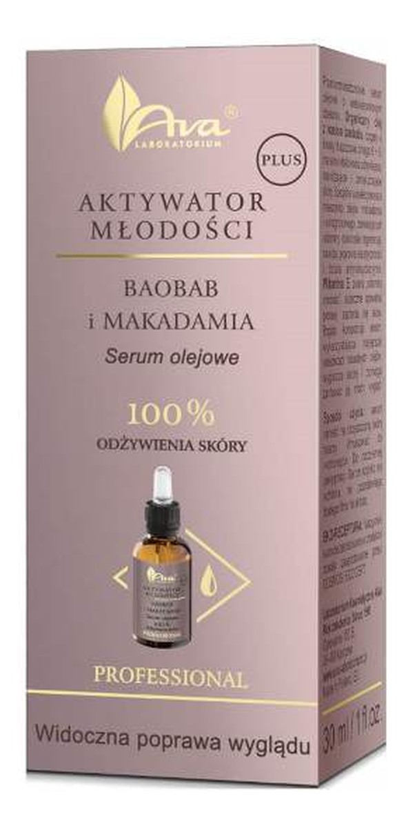 Serum olejowe - baobab i makadamia