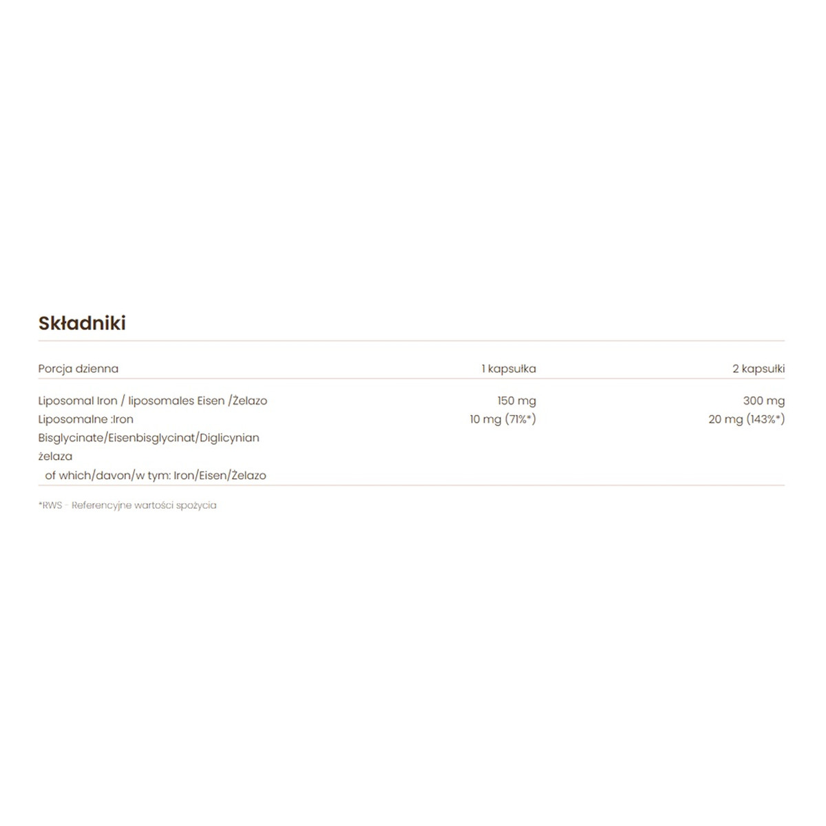 Doctor Life MaxFerrin 10mg suplement diety 100 Kapsułek