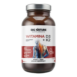 Witamina d3 + k2 suplement diety 60 kapsułek