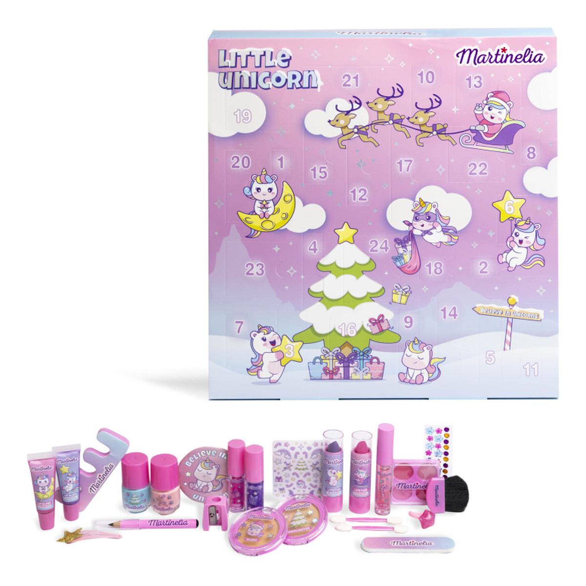 Martinelia Little Unicorn Kalendarz adwentowy dla dzieci 3+
