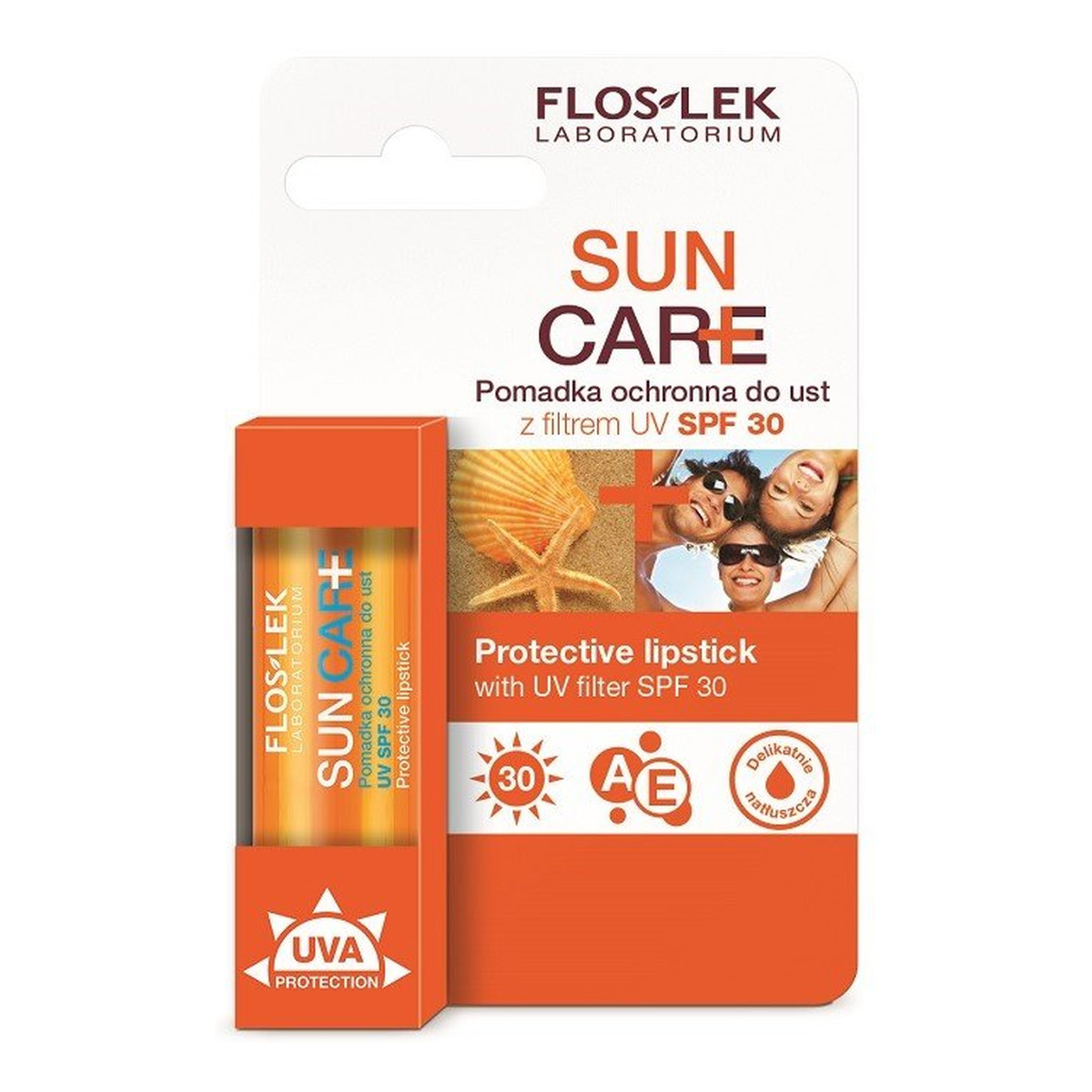 FlosLek SUN CARE POMADKA OCHRONNA Z FILTREM UV SPF 30