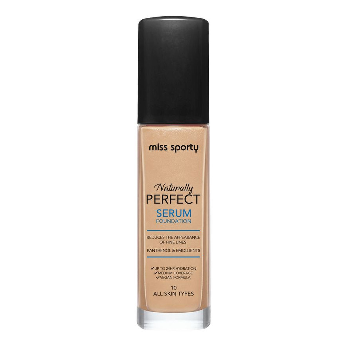 Miss Sporty Naturally Perfect Serum Moisturising Foundation Tinted Serum nawilżający podkład 30ml