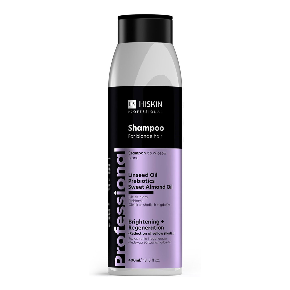 Hiskin Professional szampon do włosów blond-rozjaśnienie i regeneracja 400ml