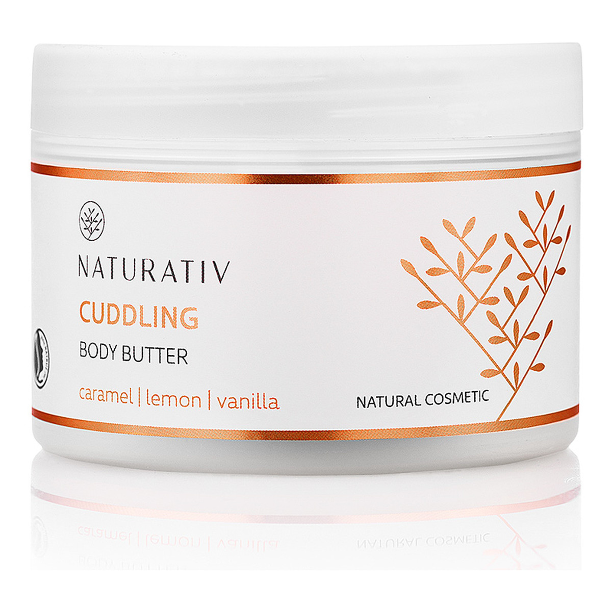 Naturativ Cuddling body butter otulające masło do ciała karmel & cytryna & wanilia 250ml
