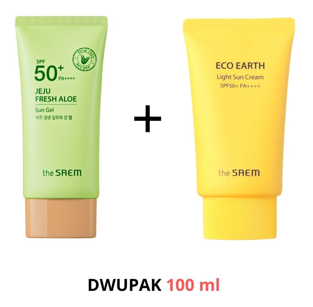 Pakiet spf50+-jeju sun gel + eco earth sun