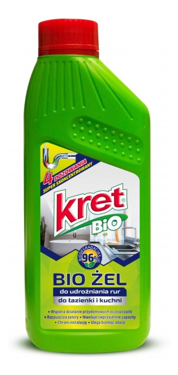 Bio Żel do udrożniania rur do łazienki i kuchni