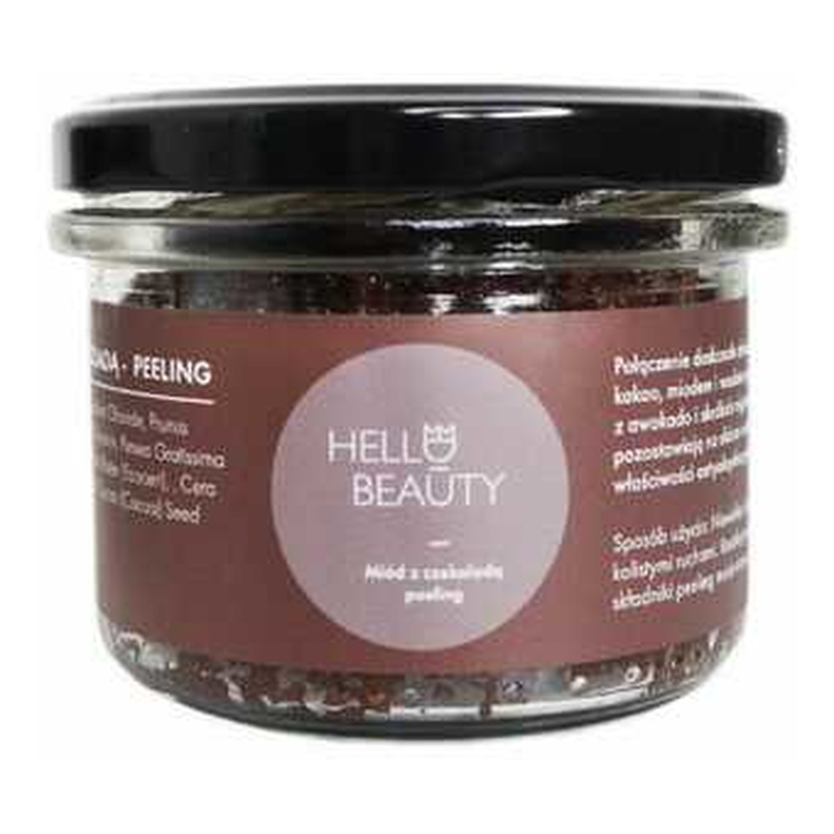 Lullalove Hello Beauty Peeling solny do ciała Czekolada z miodem 250g