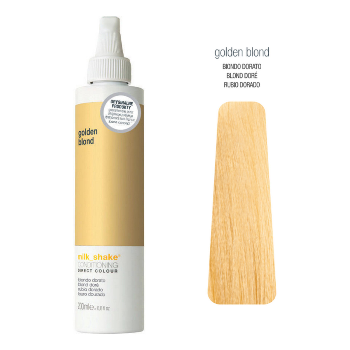Milk Shake Direct Colour Odżywka koloryzująca złoty blond Golden Blond 200ml