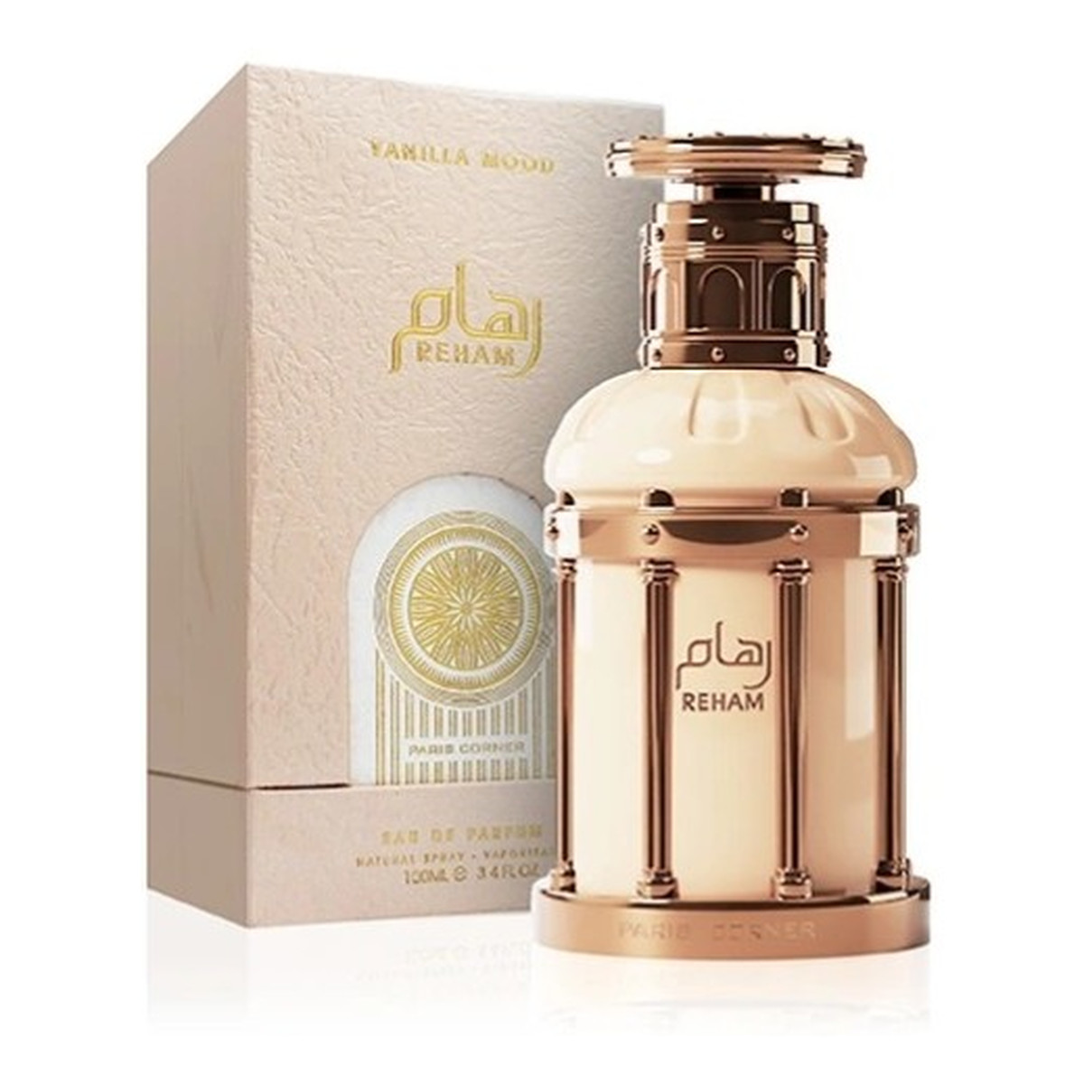 Paris Corner Reham Vanilla Mood Unisex Woda perfumowana dla kobiet i mężczyzn 100ml