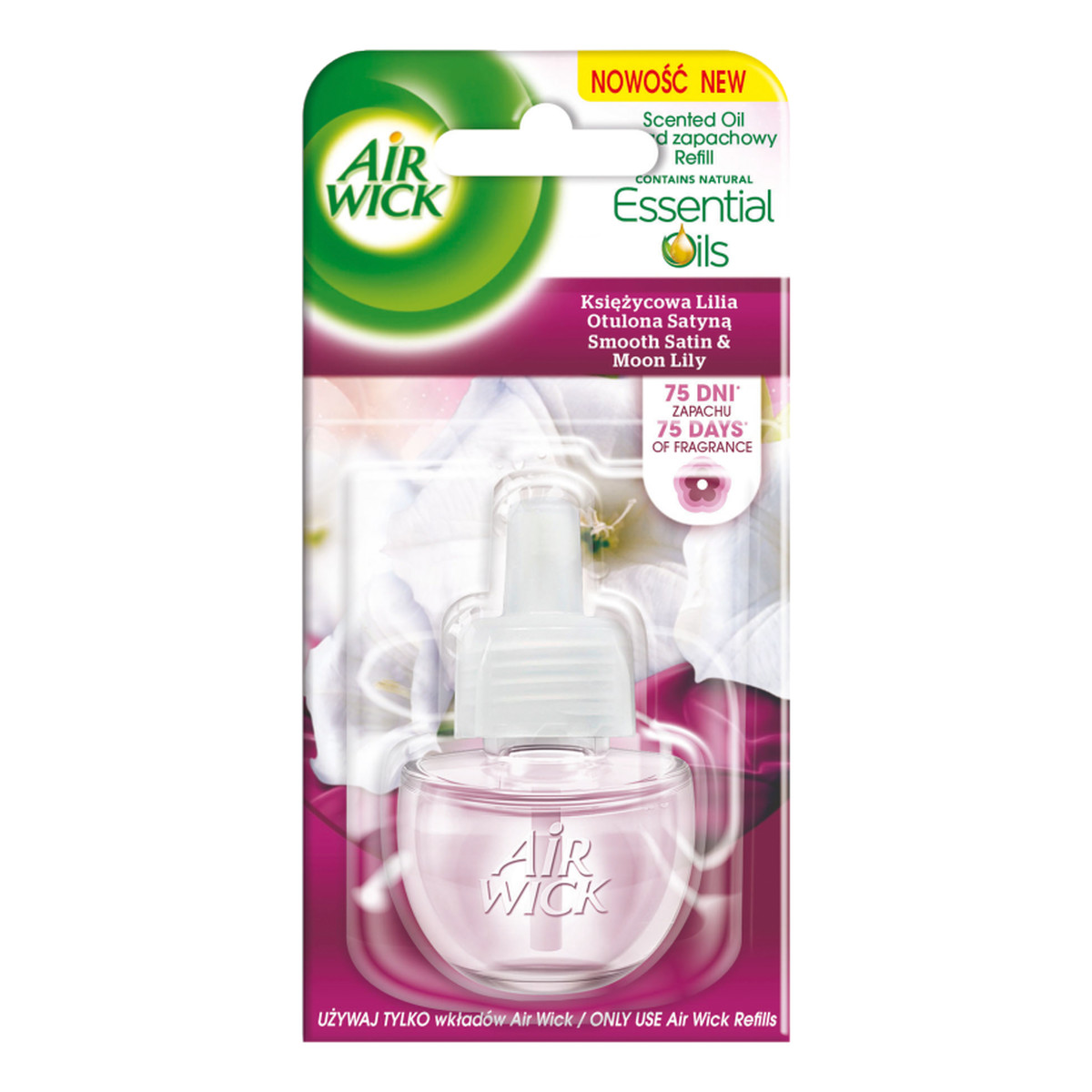 Air Wick Wkład do odświeżacza elektrycznego Księżycowa Lilia 19ml