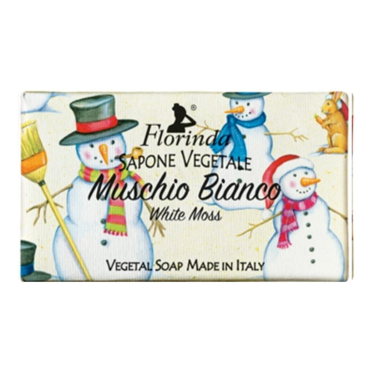 Florinda Xmas Mydło w kostce białe piżmo 100g
