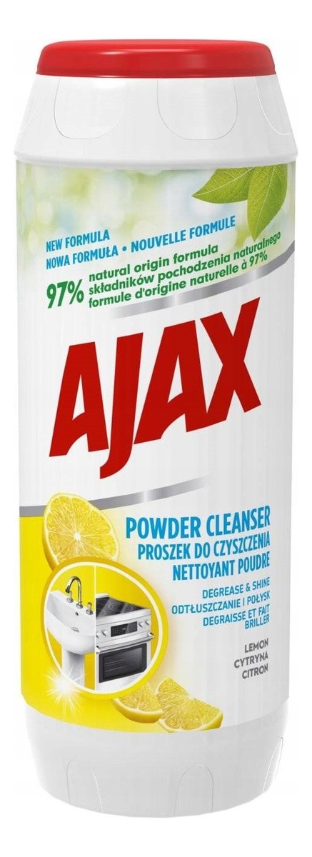 Świeżość cytryny Proszek do czyszczenia 5x450g