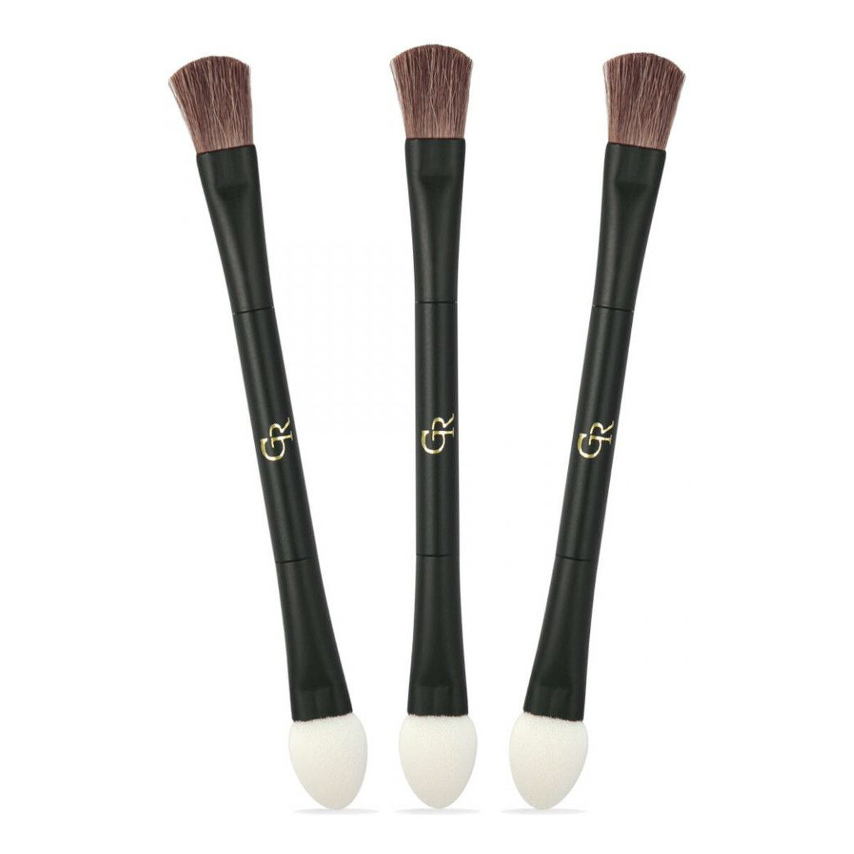 Golden Rose Dwustronny pędzel do cieni K-FIR-007