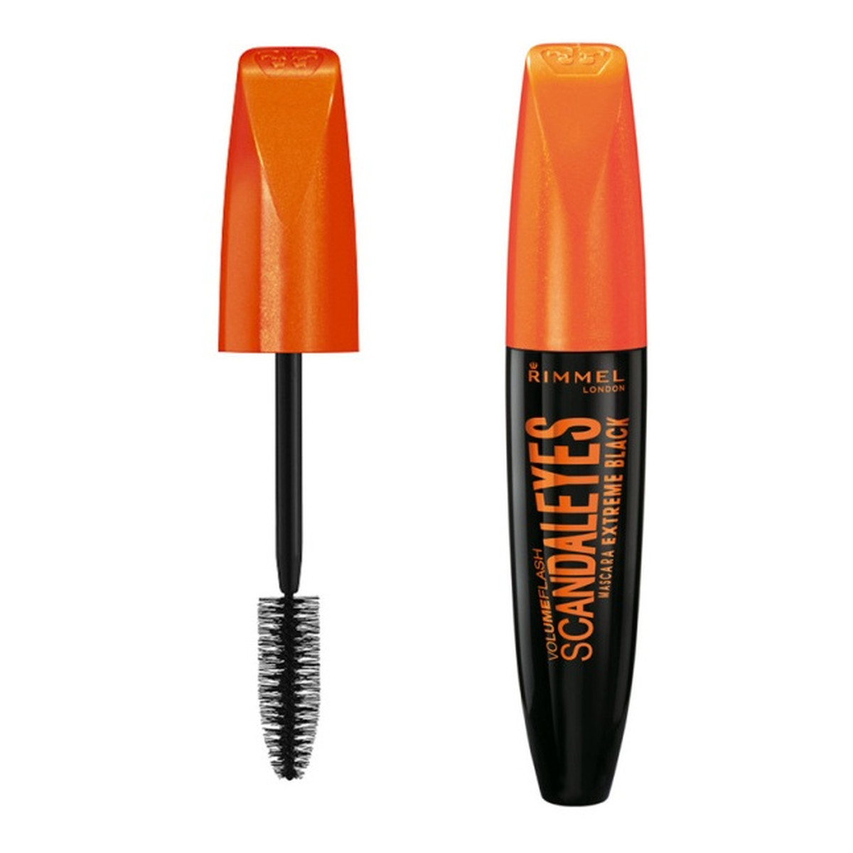 Rimmel Extreme Black Scandaleyes Maskara Tusz Do Rzęs Pogrubiający Mocno Czarny 12ml